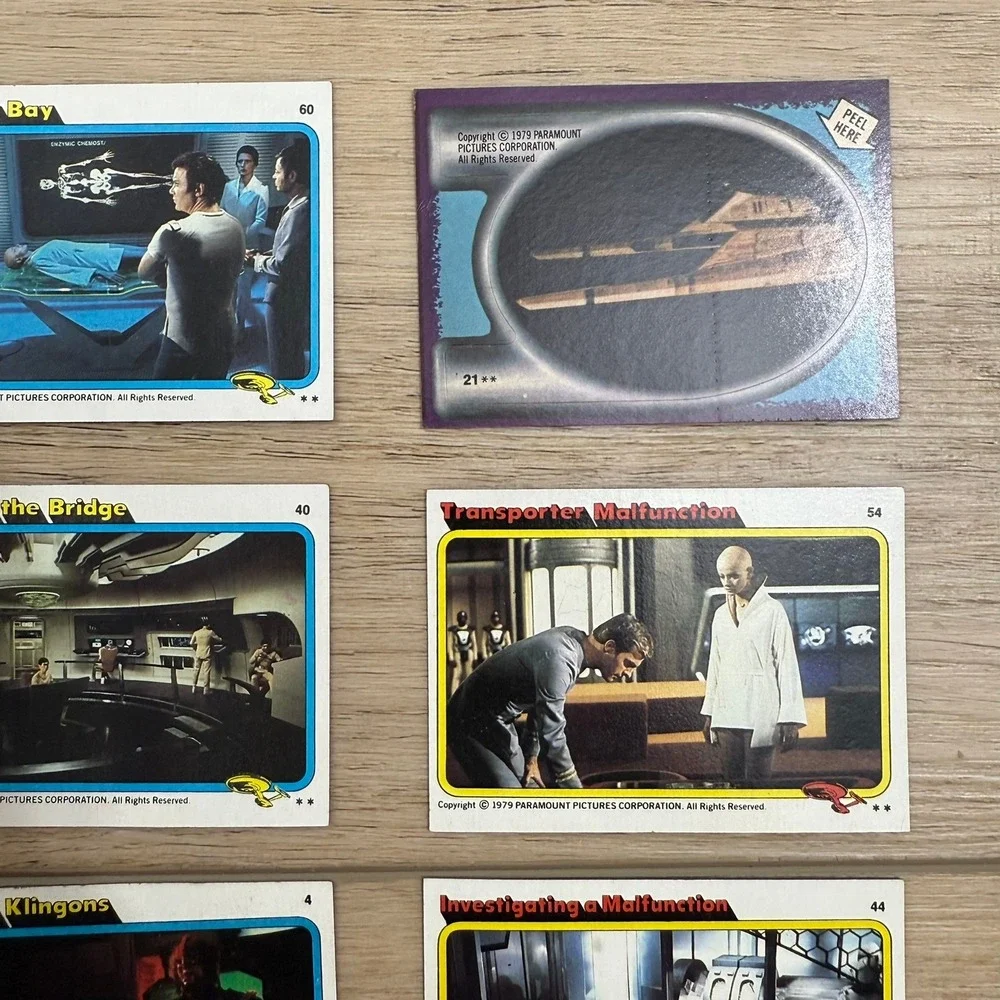 Star Trek‎ The Motion Picture Trading Cards 1979 Paramount Sci-Fi Vintage